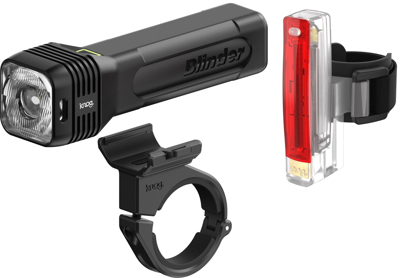 Knog Blinder 80 + Plus Twinpack jeux d'éclairage StVZO noir