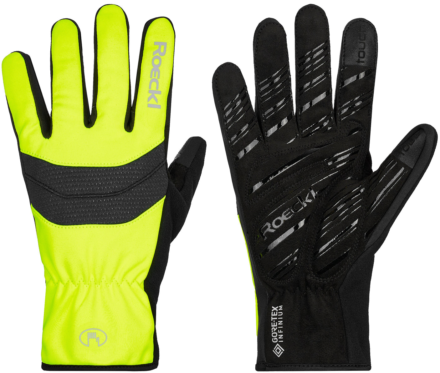 Gants Roeckl Raiano Jaune Fluo