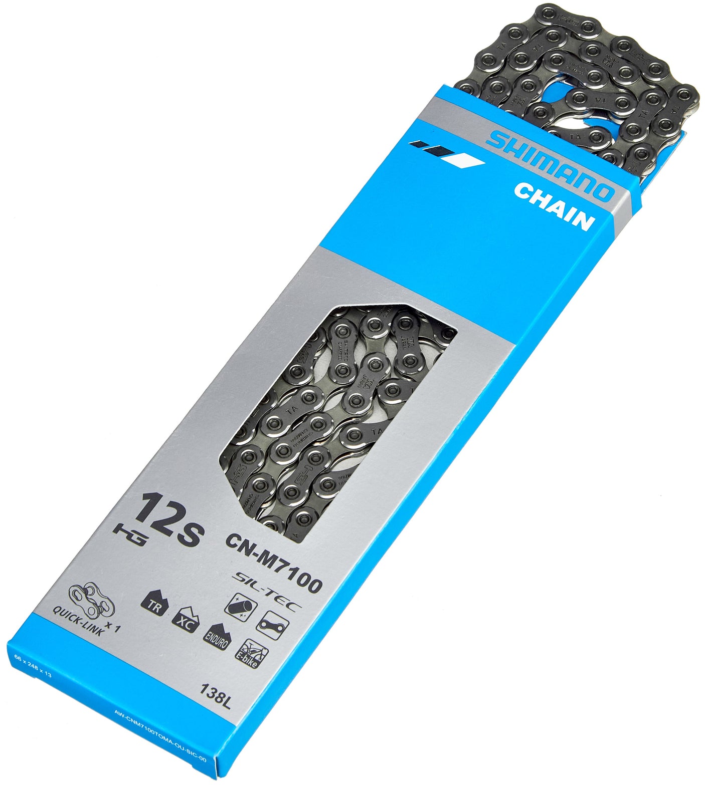 Shimano SLX CN-M7100 chaîne 12 vitesses argenté