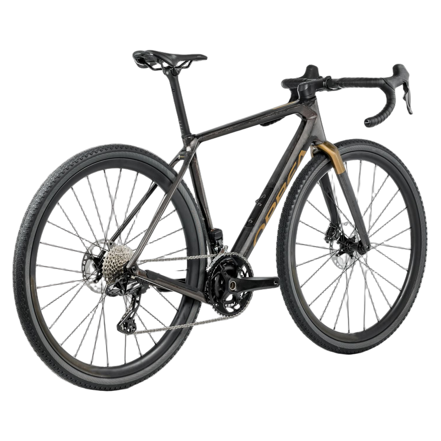 Orbea TERRA M30TEAM 1X Cosmic Carbon View - Vert Olive Métallique (2025)