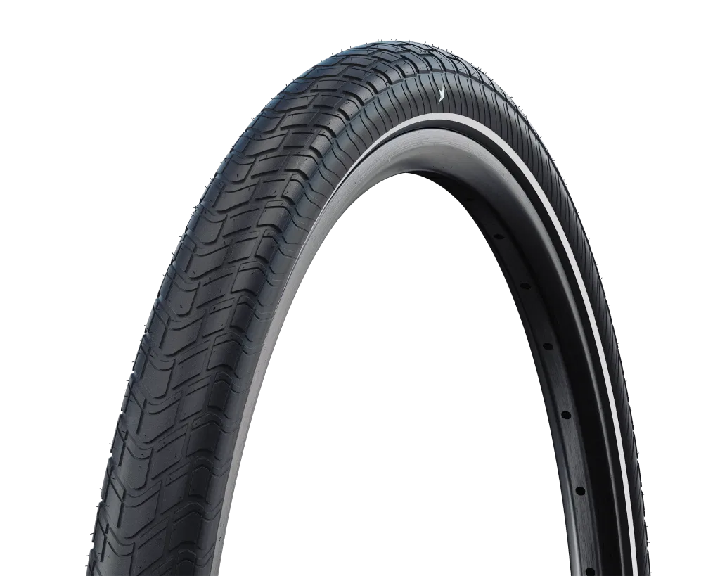 Schwalbe MOTION BIG APPLE STANDARD RaceGuard ADDIX E-25 28" noir-réfléchissant