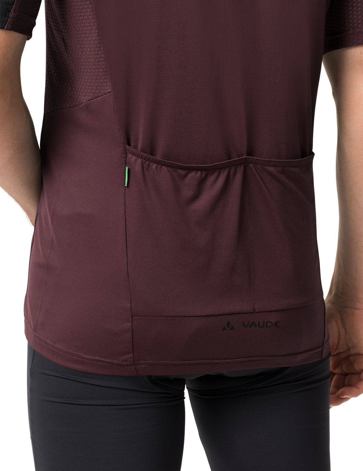 VAUDE Kuro II Maillot manches courtes homme rouge/noir