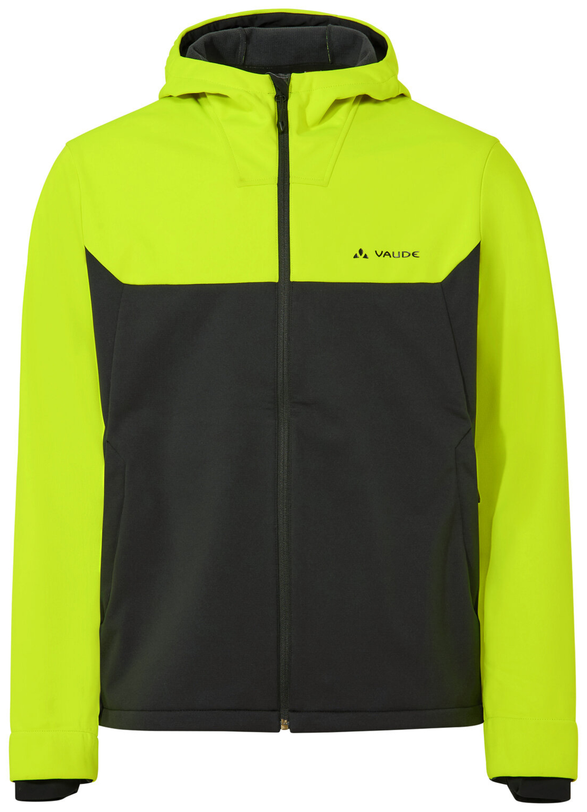 VAUDE Veste Softshell à Capuche Qimsa Homme II jaune néon