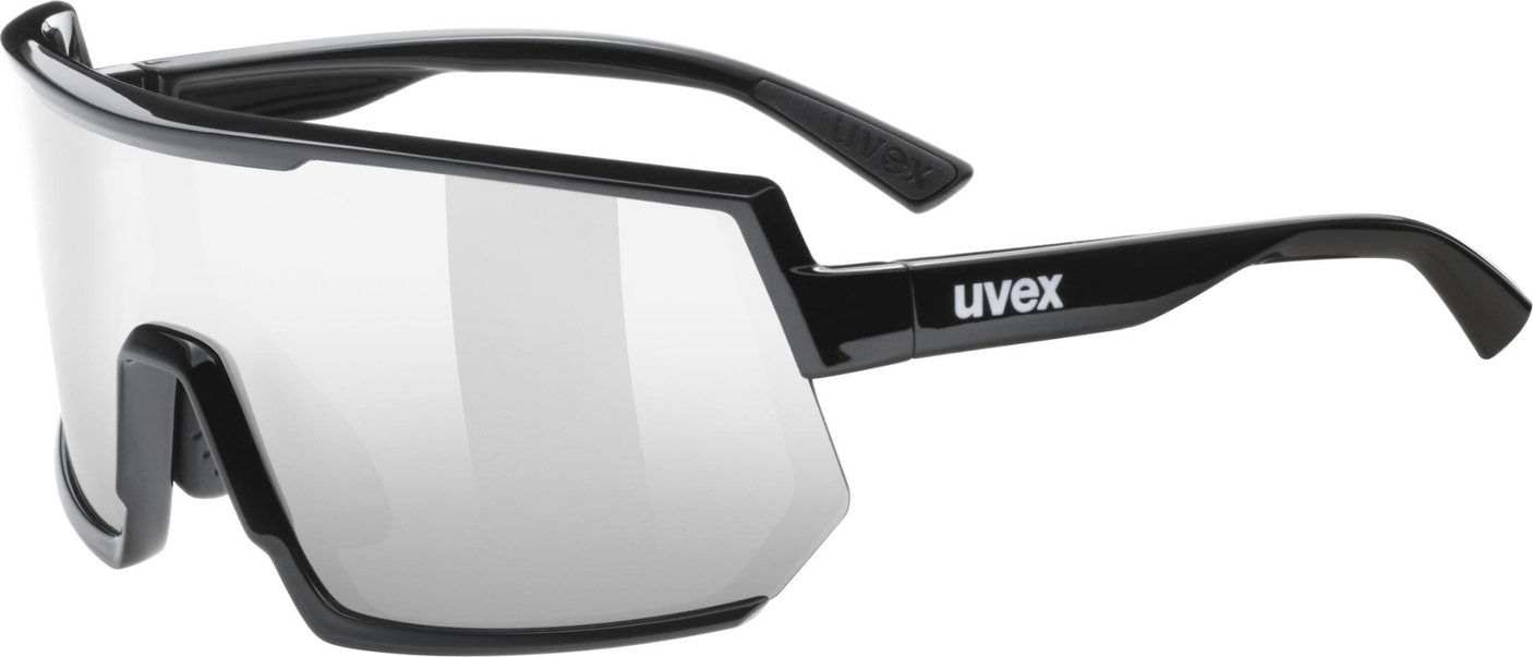 uvex Sportstyle 235 Lunettes de vélo Noir / Miroir Argent