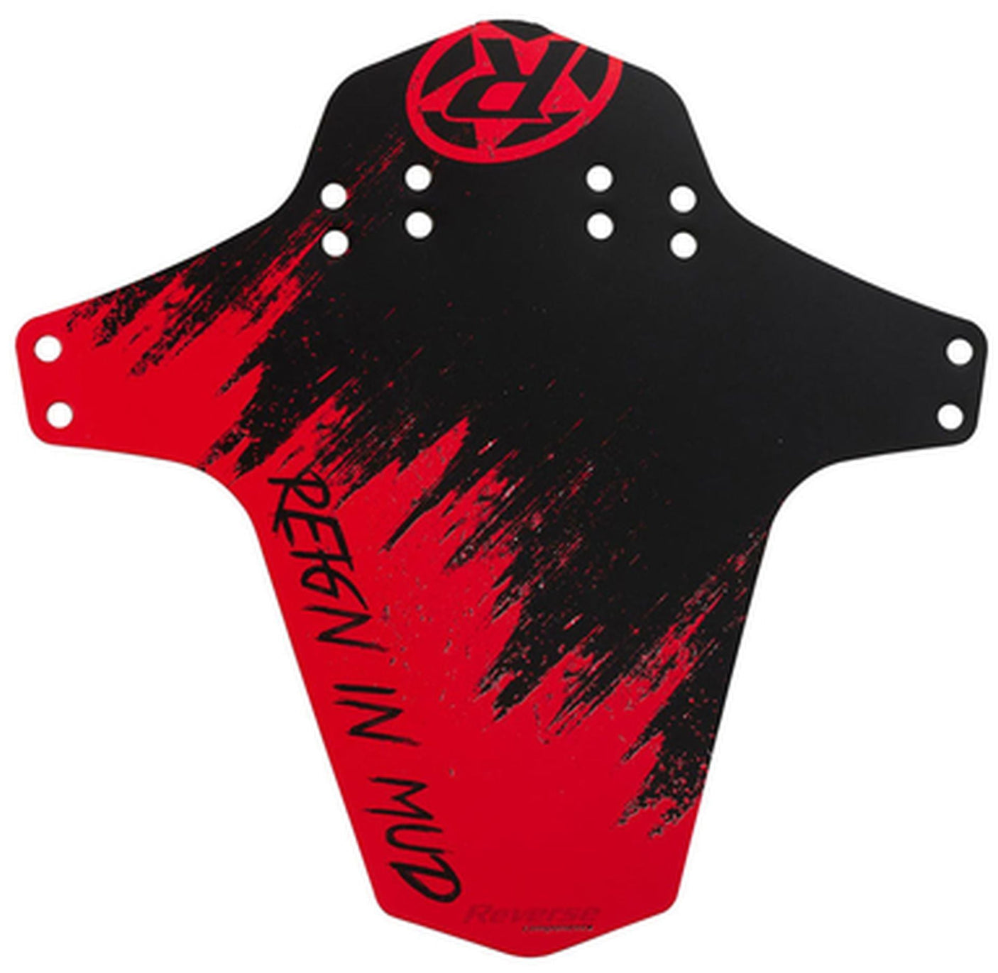 Garde-boue VTT Reverse noir/rouge
