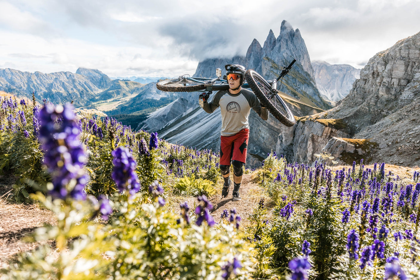 Zimtstern PureFlowz Shirt LS Homme Glacier Grey Melange/Gun Metal