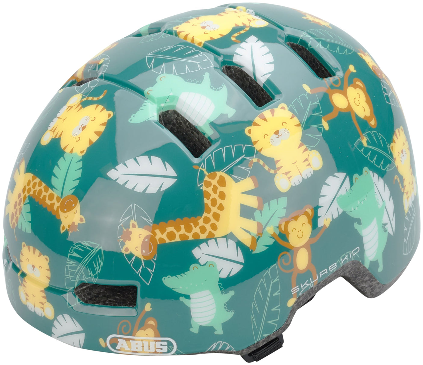 Casque enfant ABUS Skurb vert/multicolore