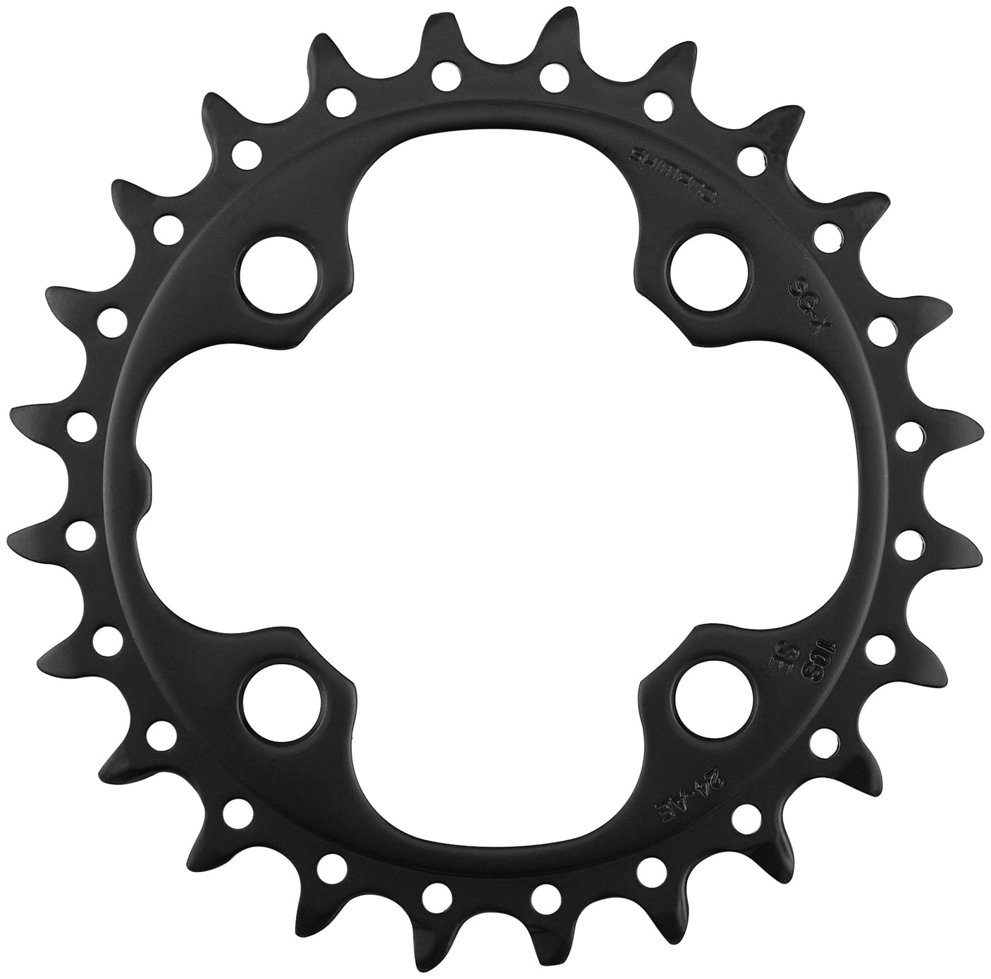 Shimano Deore FC-M522 plateau 10 vitesses AE noir