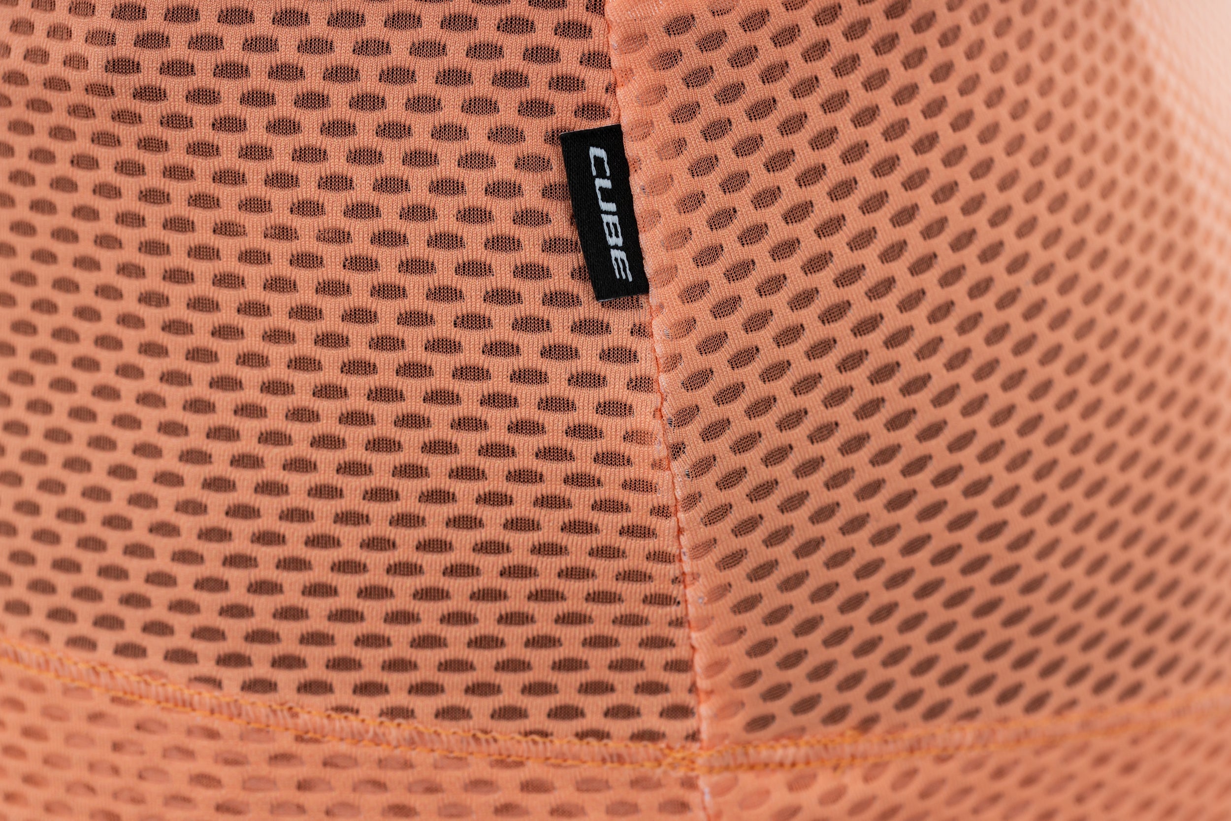 CUBE WS Maillot fonctionnel sans manches en mesh corail