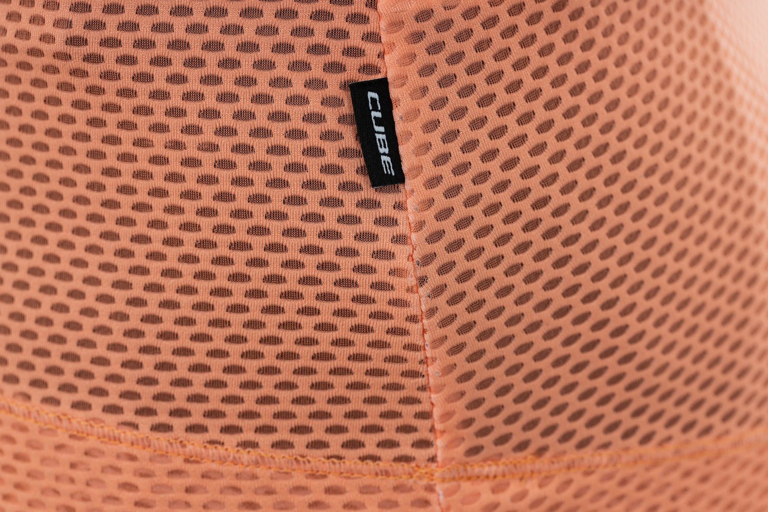 CUBE WS Maillot fonctionnel sans manches en mesh corail