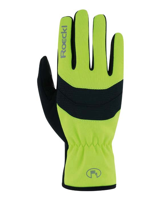 Gants Roeckl Raiano Jaune Fluo