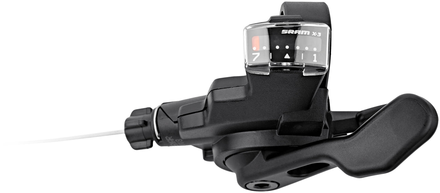 SRAM Trigger X3 Levier de vitesses 7 vitesses arrière/droit noir