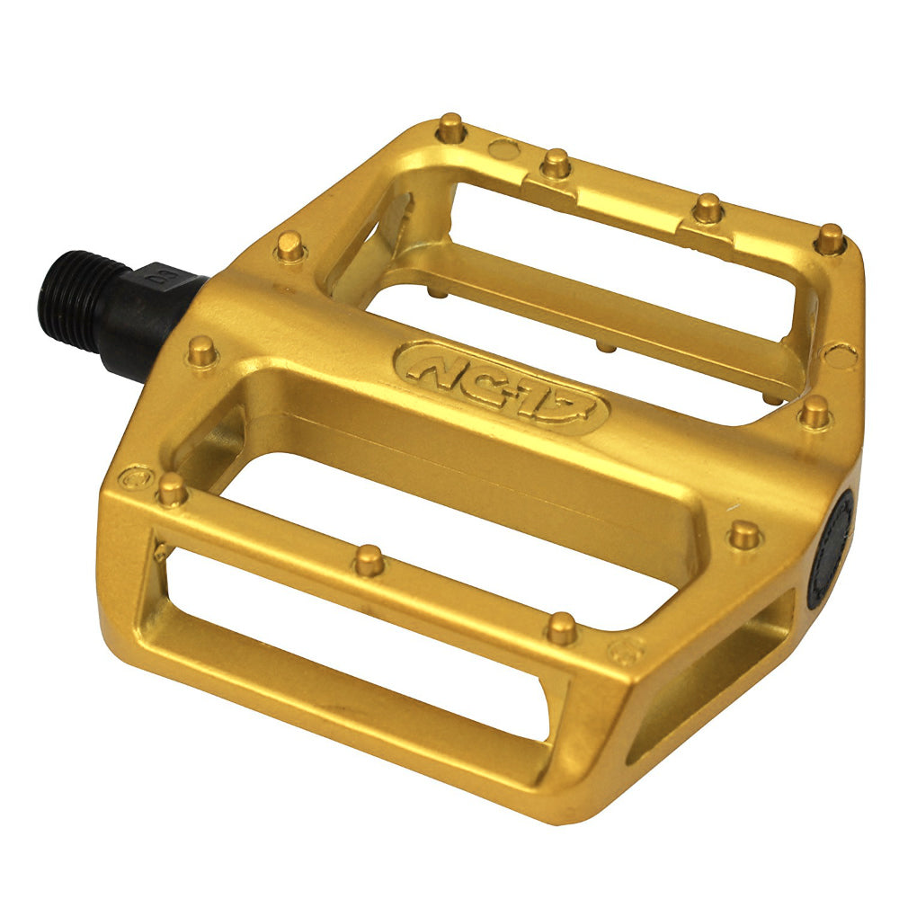 NC-17 plateforme pédale STD Zero Pro, alu, picots moulés, roulement à billes or