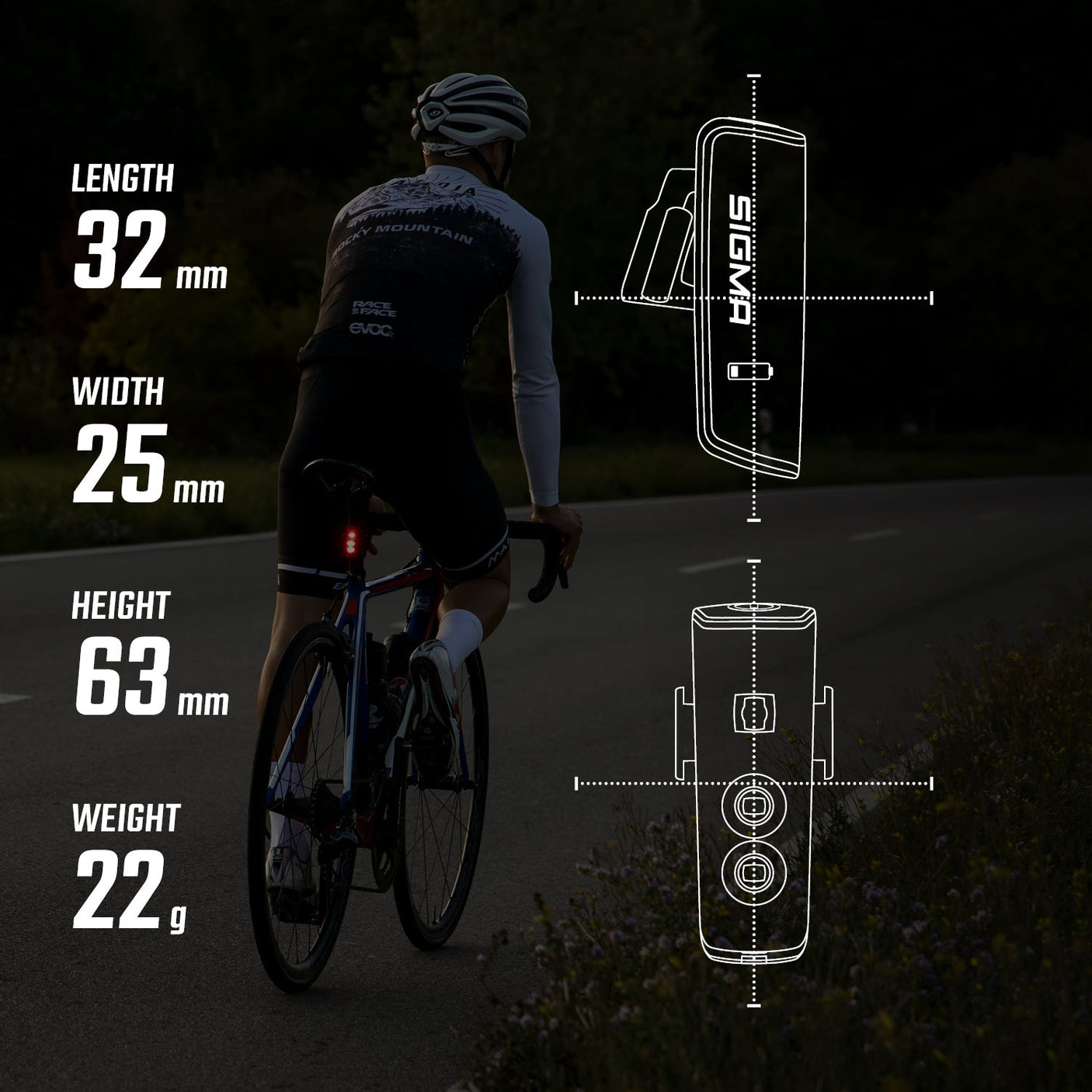 Sigma Aura 100 ensemble d'éclairage incl. Blaze Link incl. support à visser