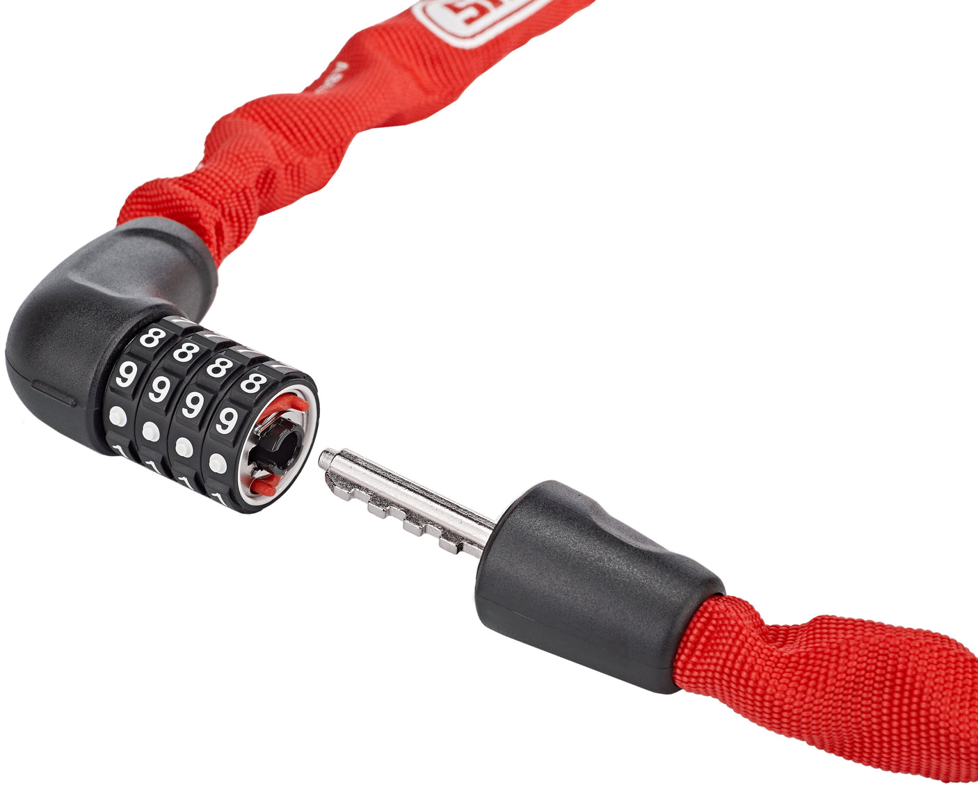 ABUS 5805C Steel-O-Chain antivol chaîne rouge