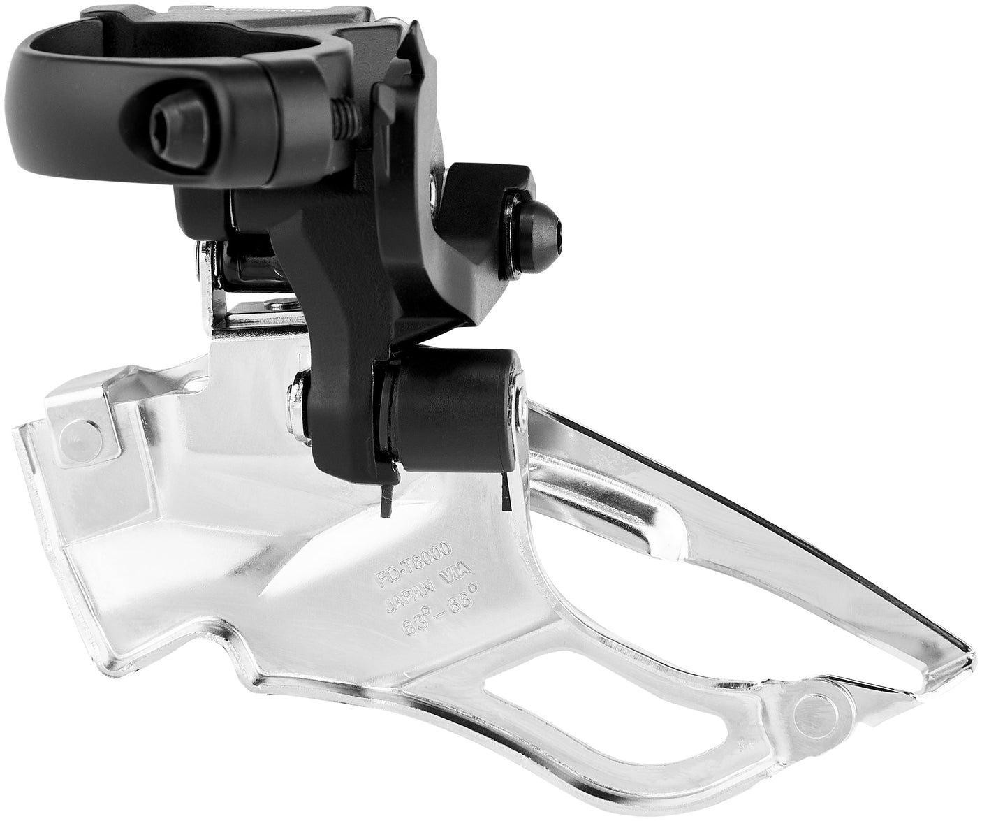 Shimano Deore XT Trekking FD-T8000 Dérailleur avant Collier haut 3x10 Down Swing noir