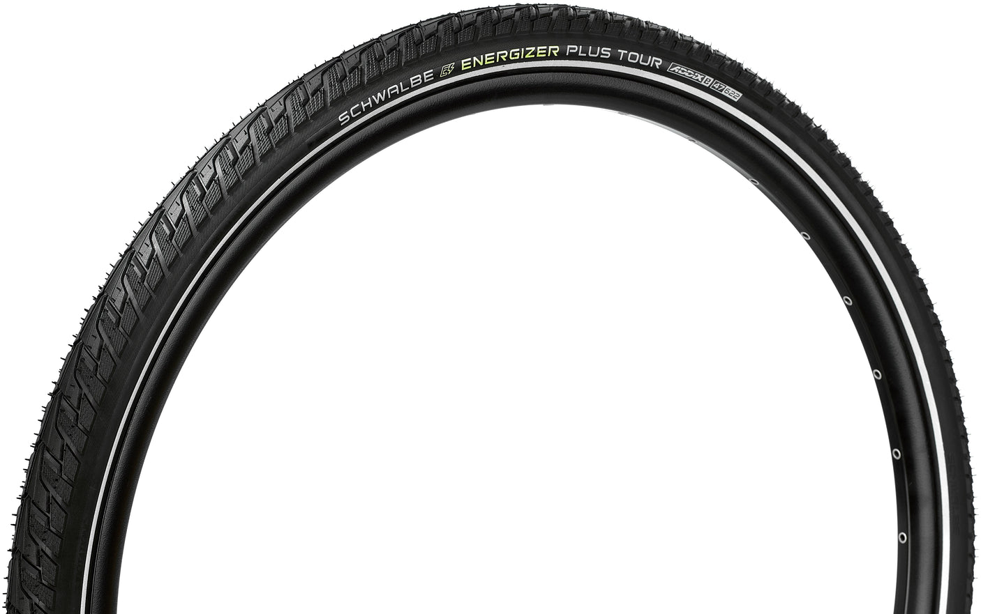 Schwalbe Energizer Plus Tour Performance pneu à tringle rigide 28x1.75" GreenGuard E-50 Addix E Reflex noir