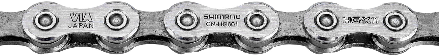 Chaîne Shimano CN-HG601 11 vitesses 138 maillons avec attache rapide