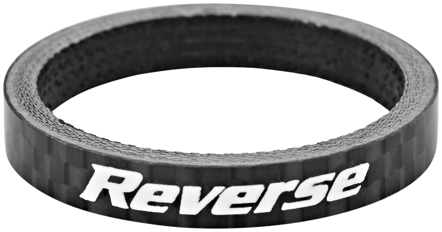 Entretoise Reverse 5mm Carbone 1 1/8" noir