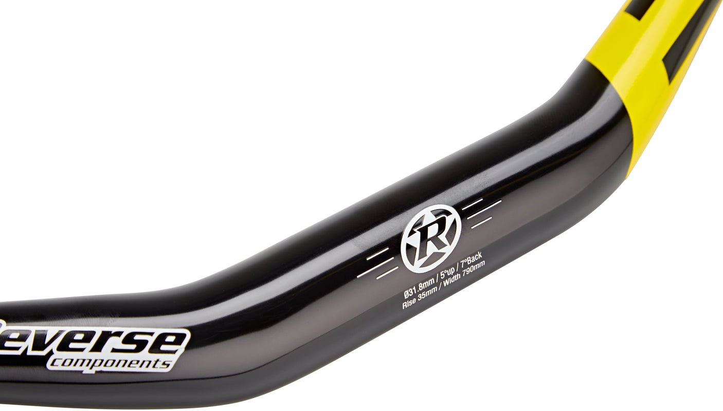 Reverse Base guidon 790mm Ø31,8mm noir/jaune