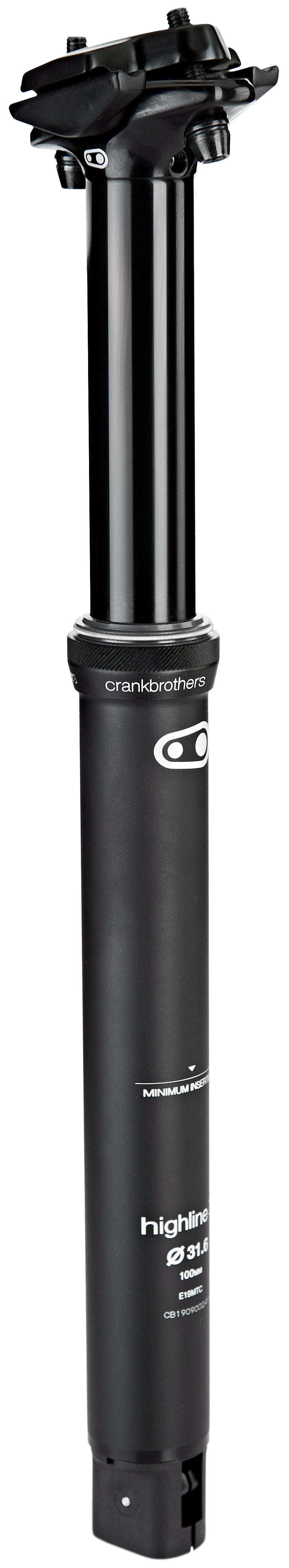 Crankbrothers Highline 3 tige de selle télescopique Ø31,6mm noir
