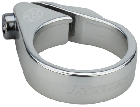 Collier de selle à boulon Reverse Ø34,9mm argenté