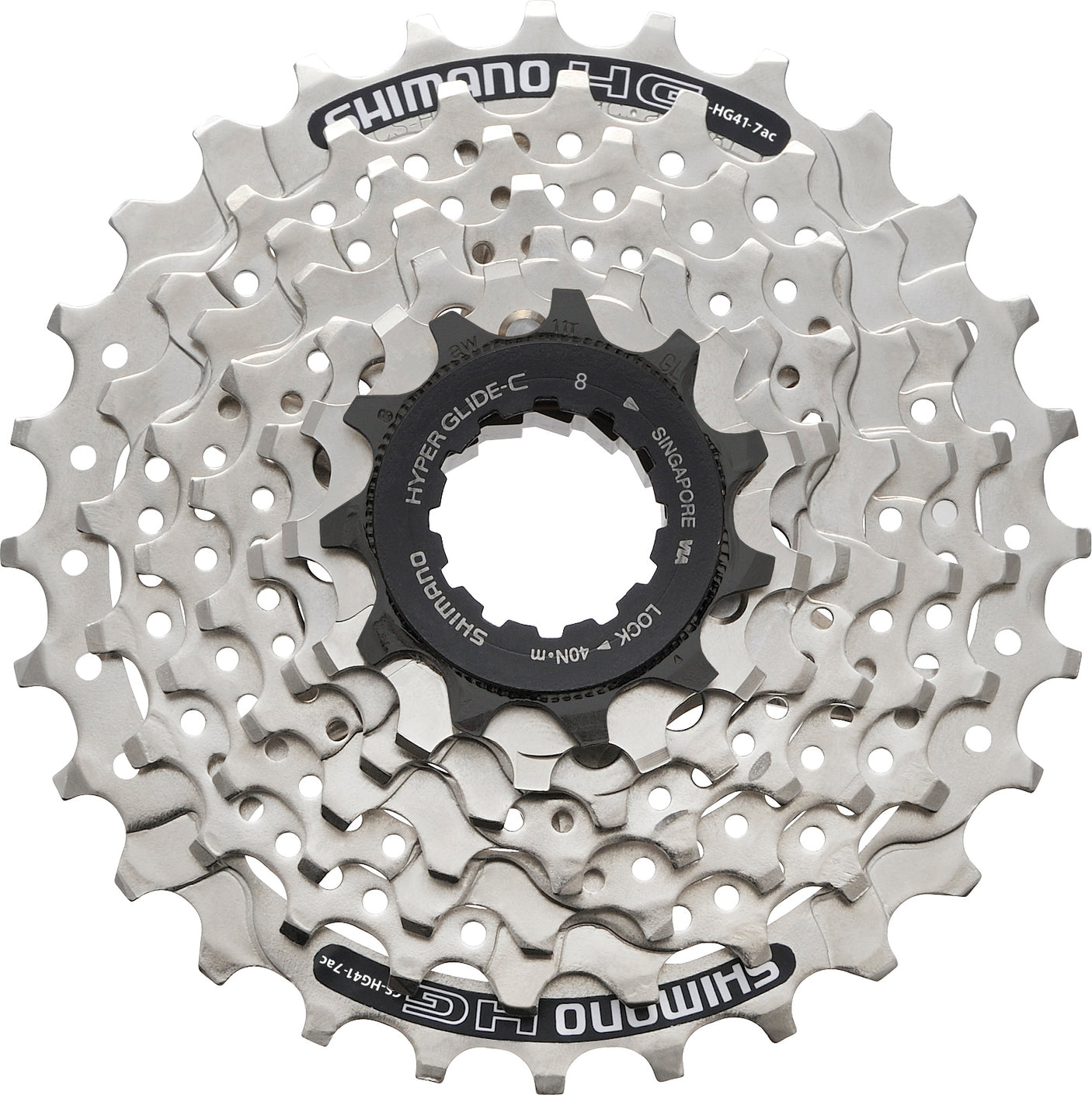 Shimano 10 pièces cassette CS-HG41 7 vitesses 11-28 dents