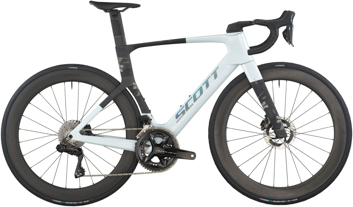 Scott Foil RC Pro blanc cumulus/carbone noir