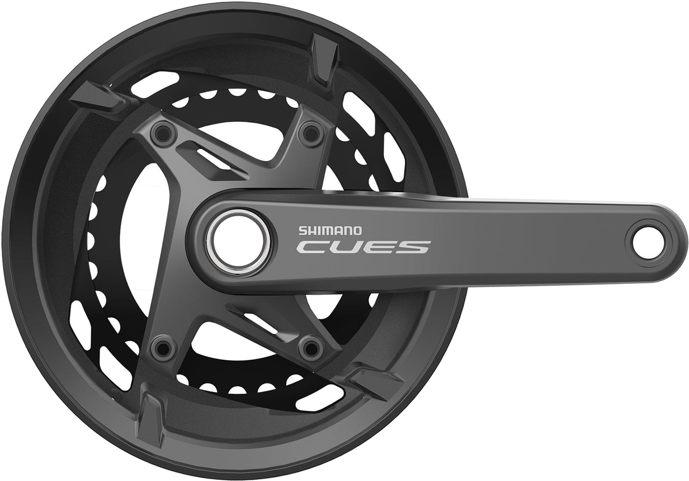 Shimano Cues FC-U6010-2 pédalier 11 vitesses 46-32 dents avec protège-chaîne