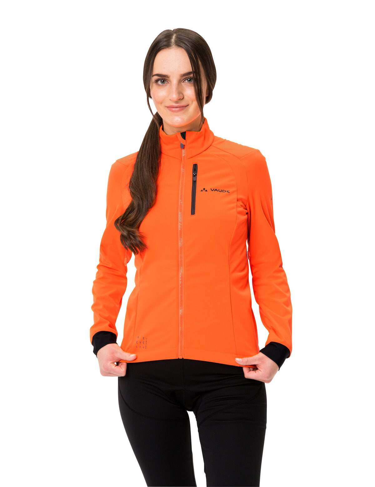 VAUDE Posta Softshell Veste Femme orange néon