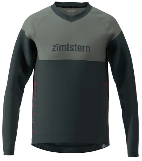 Zimtstern Bulletz Shirt LS Homme Pirate Black/Jester Red