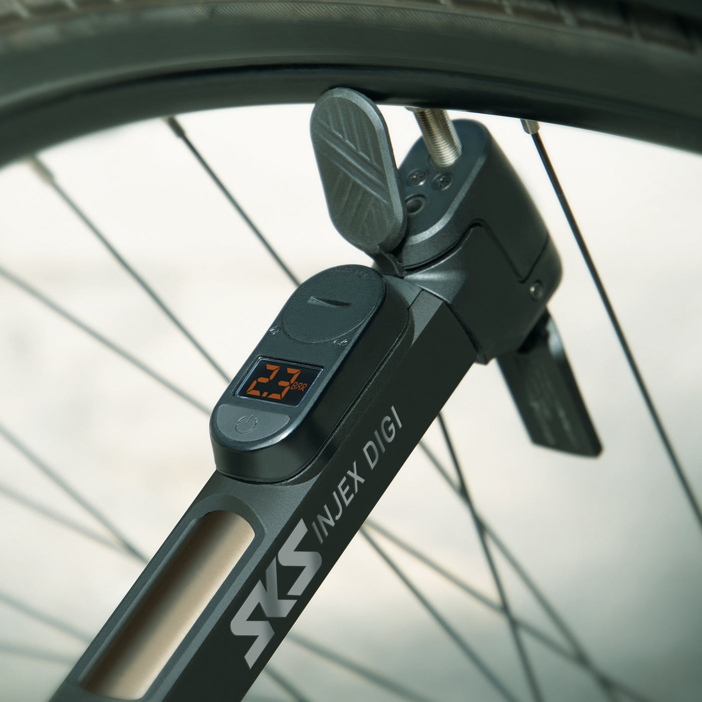 SKS Germany INJEX CONTROL DIGI Mini-pompe Noir