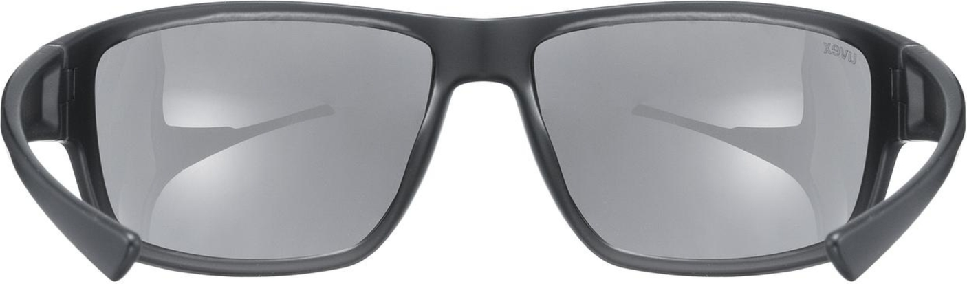 uvex Sportstyle 230 Lunettes de vélo Noir Mat / Lightmirror Silver
