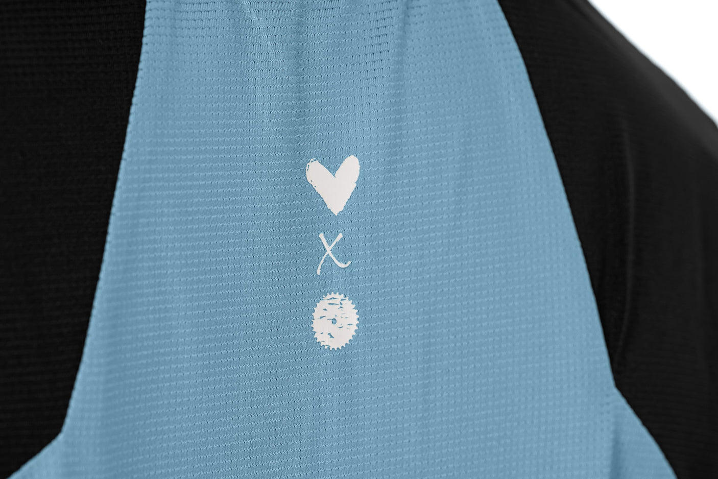 CUBE ATX WS Maillot col rond manches longues blue´n´black