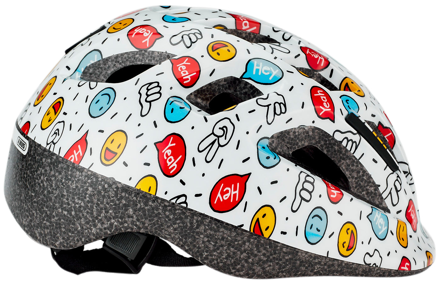 ABUS Smooty 2.0 Casque Enfants blanc smiley