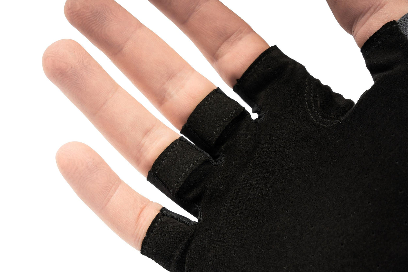 CUBE Gants Race doigts courts noir