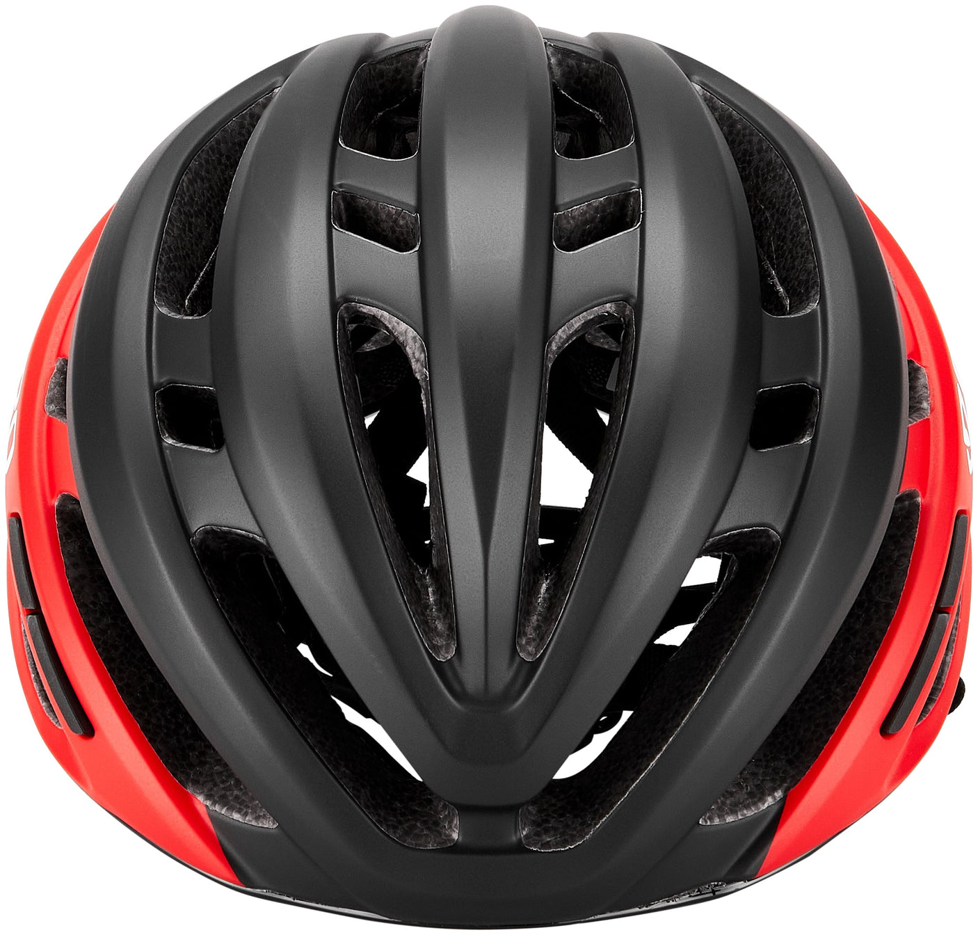 Casque Giro AGILIS noir mat/rouge vif