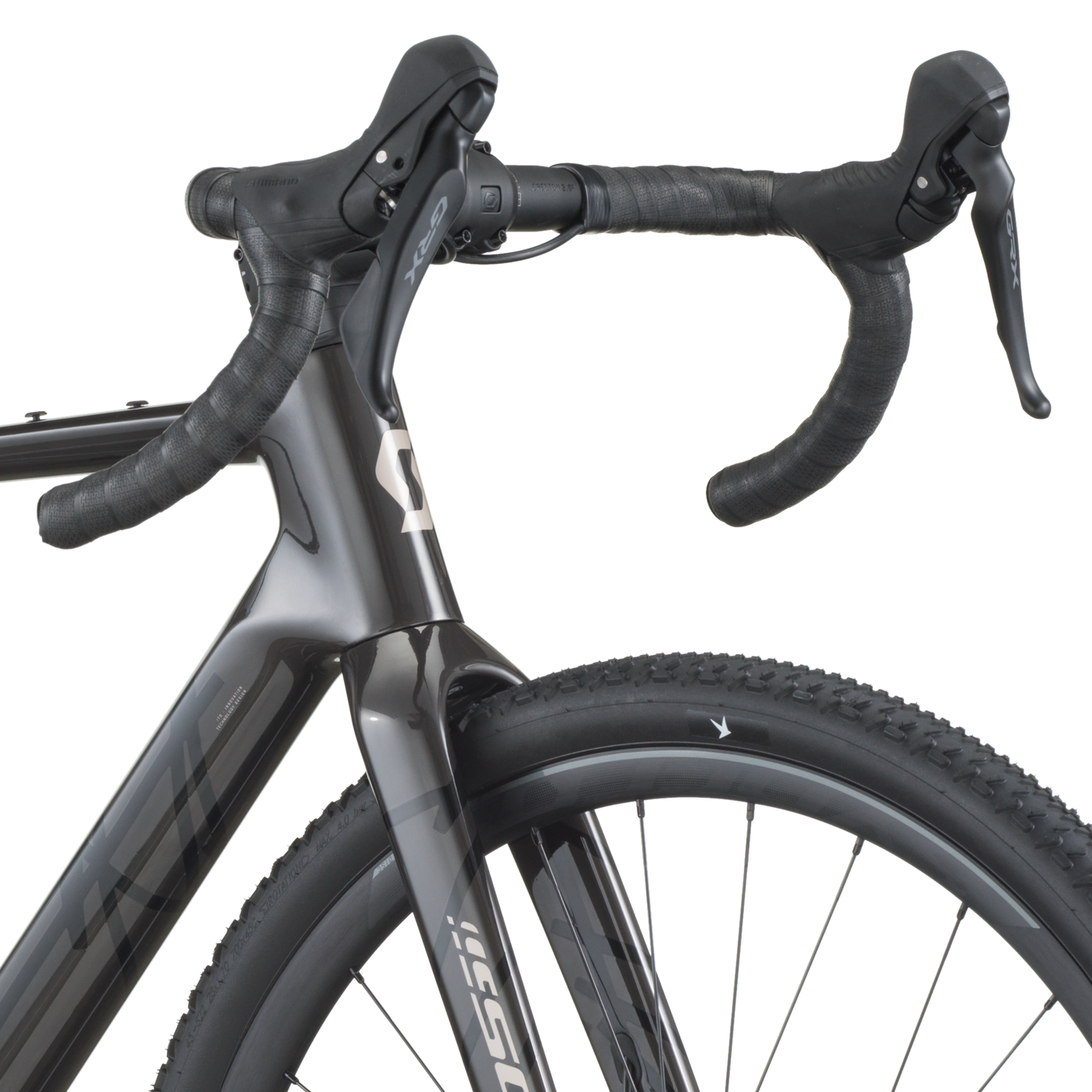 Scott Addict Gravel 30 carbone noir
