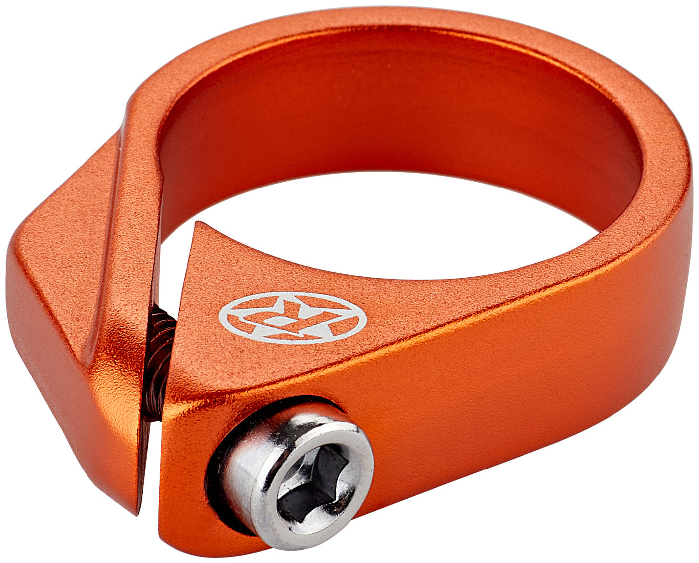 Reverse collier de selle à boulon Ø34,9mm orange