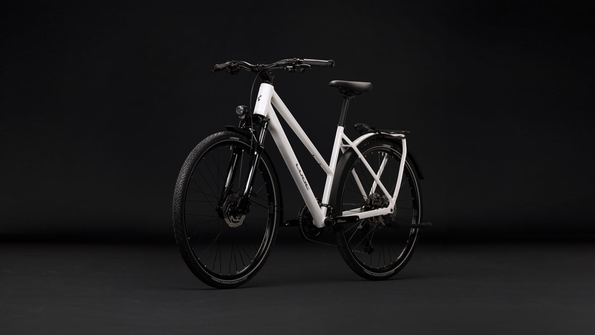 Cube Kathmandu Pro Trapèze metallicwhite´n´chrome (2027)