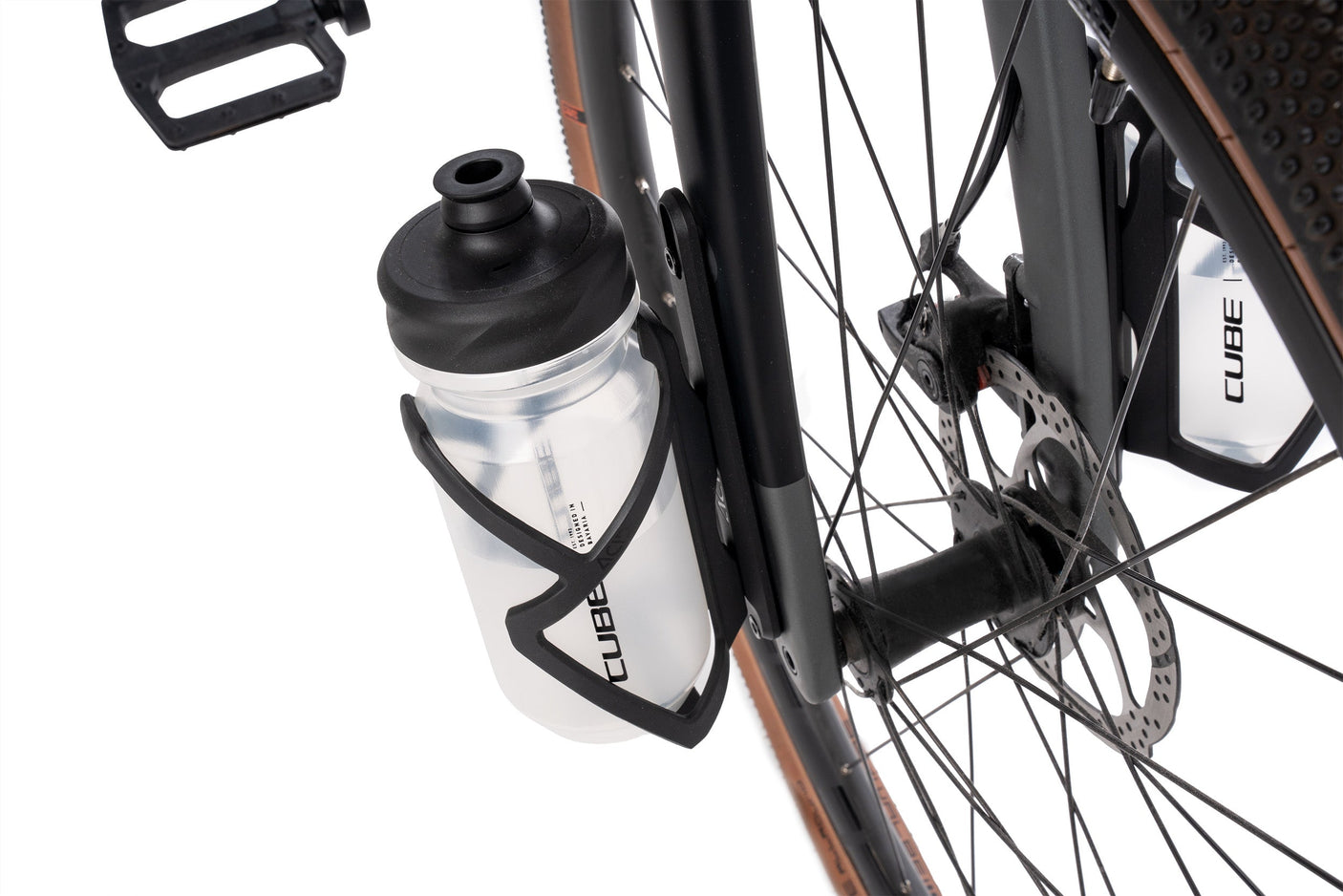 Adaptateur de fourche ACID pour porte-bidon noir