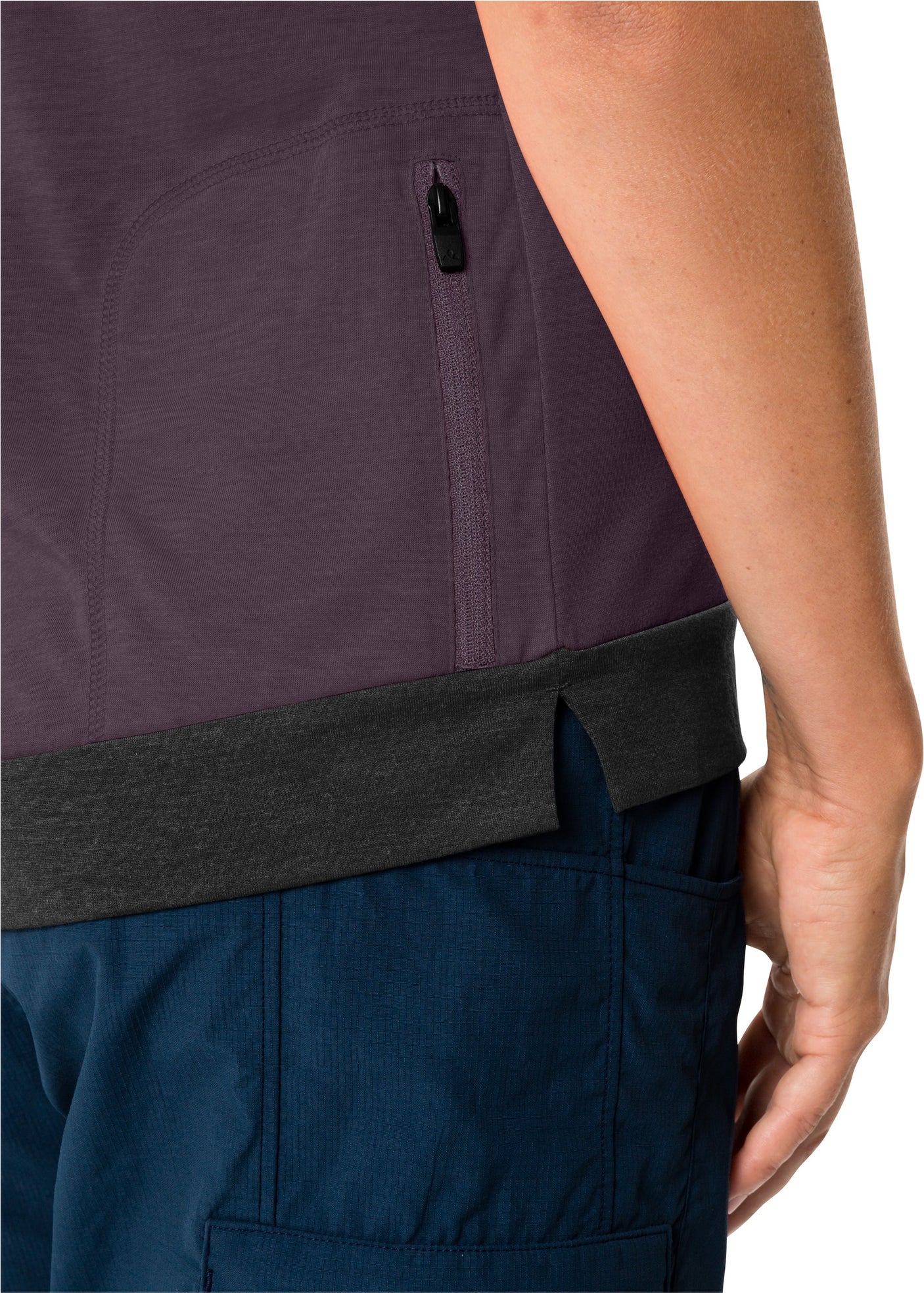 VAUDE Altissimo Q-Zip Shirt Femme violet