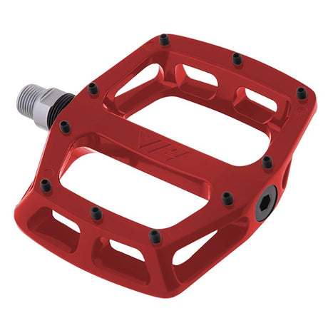 DMR V12 plateforme pédales rouge