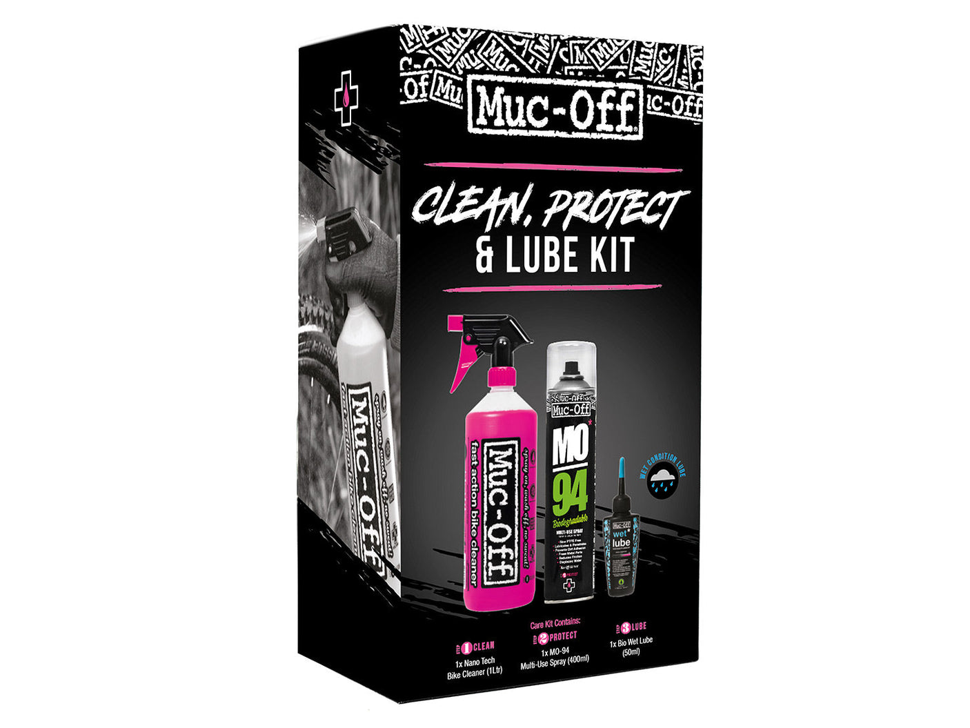 Kit de lavage, protection et lubrification Muc-Off