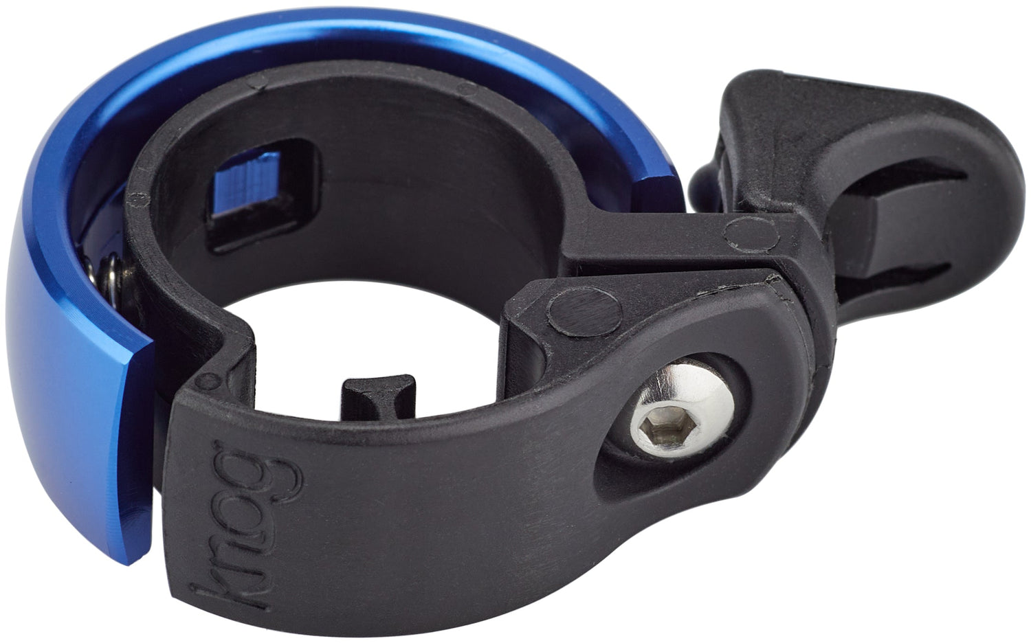 Knog Oi Classic sonnette de vélo black/blue