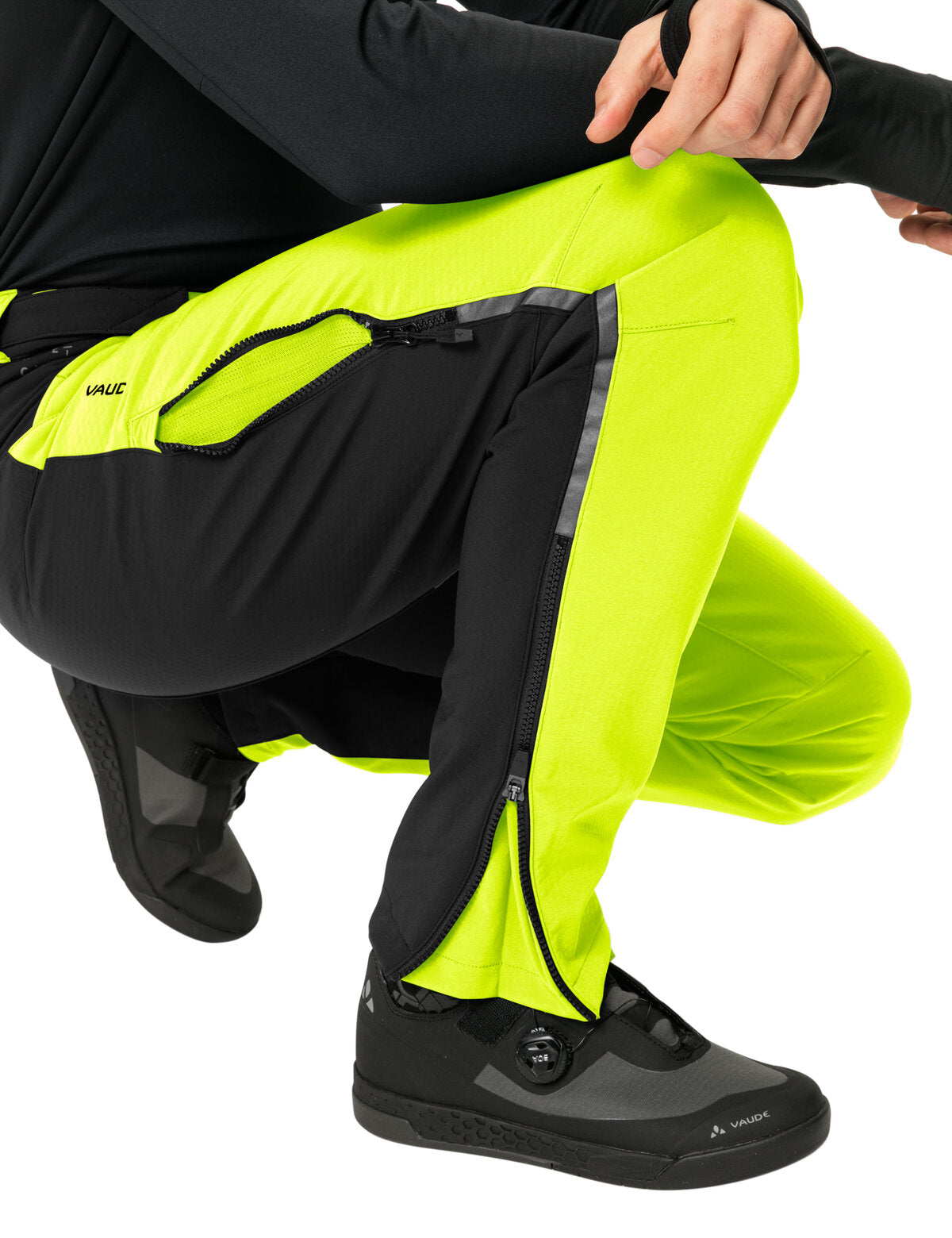 VAUDE Qimsa Softshell Pantalon II Homme jaune