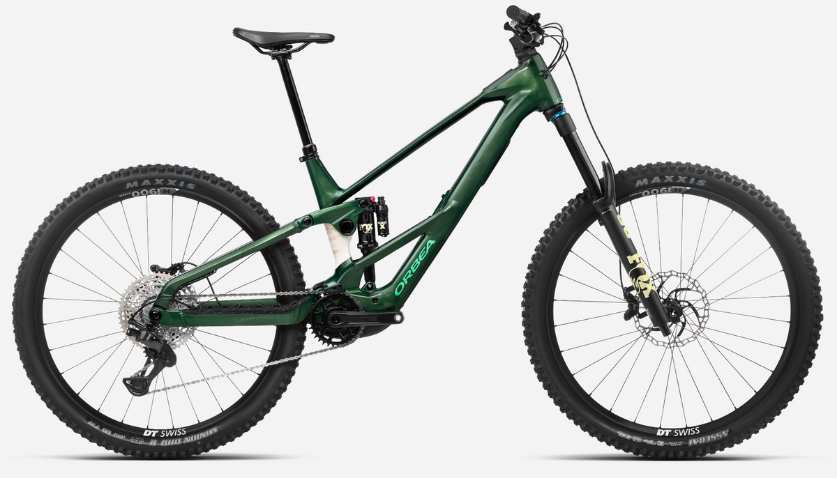 Orbea WILD LT H10 Racing Vert - Blanc Crème (Brillant)