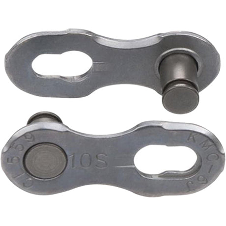 KMC 10NR EPT Missing Link maillon de fermeture de chaîne 2 pièces Campagnolo/Shimano/KMC 10 vitesses argent