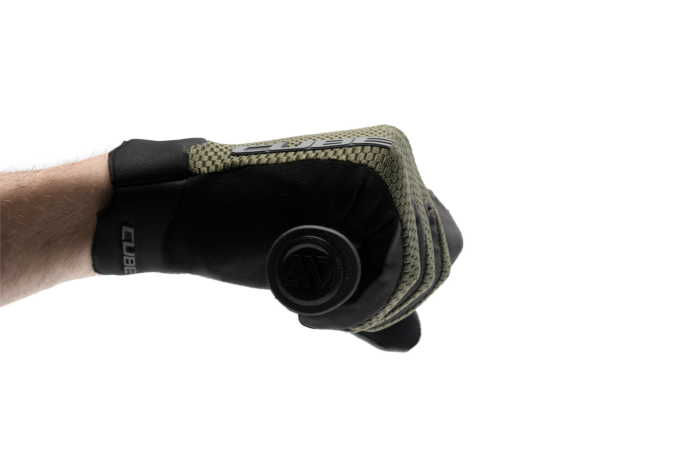 Cube Gants Gravity à doigts longs TM olive´n´grey