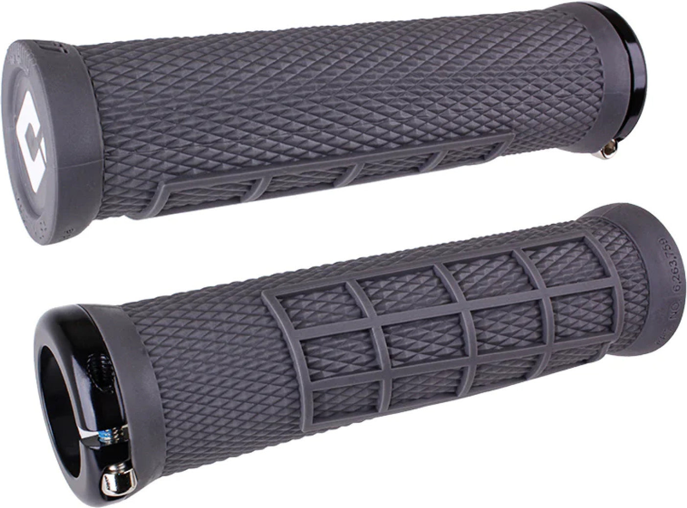 ODI Elite Flow Lock-On 2.1 poignées VTT gris